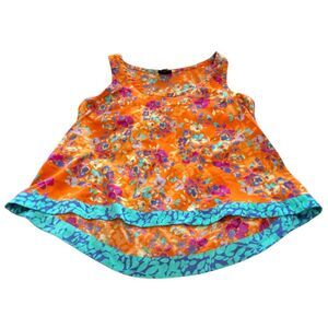 Nicole by Nicole Miller Sleeveless Hi-Lo Top L